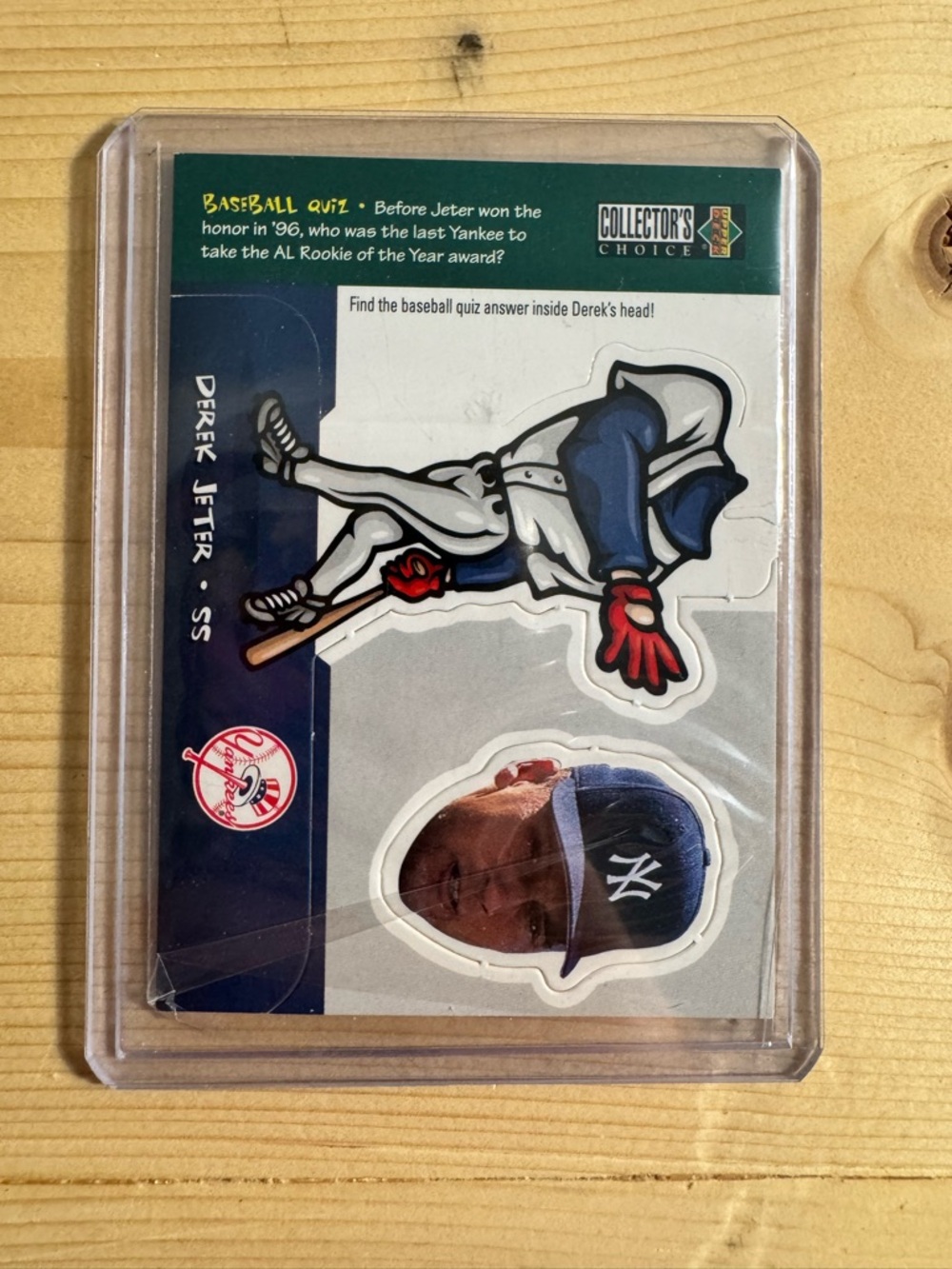 Derek Jeter Sticker Card Set - Navy, Red, White